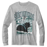 Thumbnail for Lantern Press NPCA - Smoky Mountains Bear Long Sleeve Tee