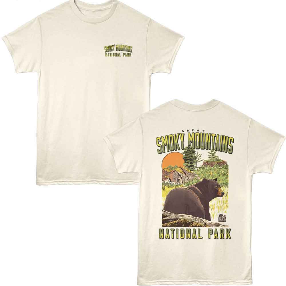Lantern Press NPCA - Bear Landscape F B T-Shirt