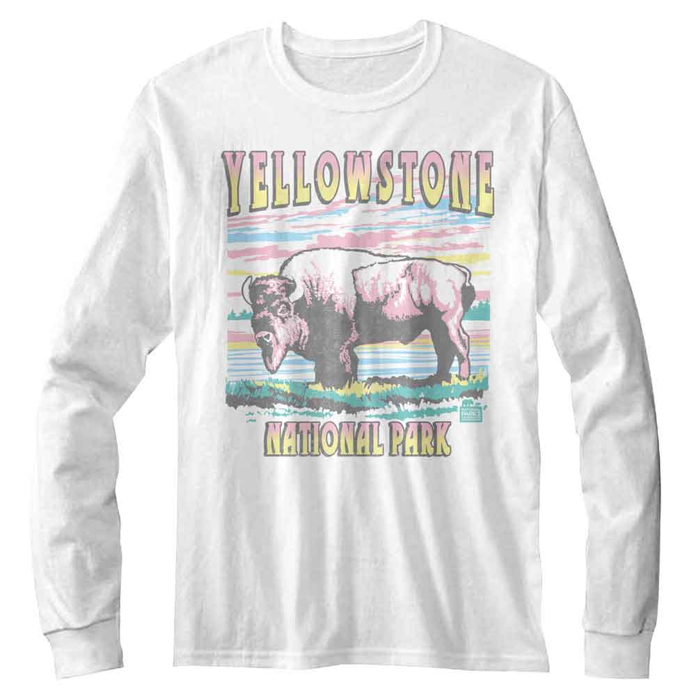 Lantern Press NPCA - Pastel Buffalo Long Sleeve Tee