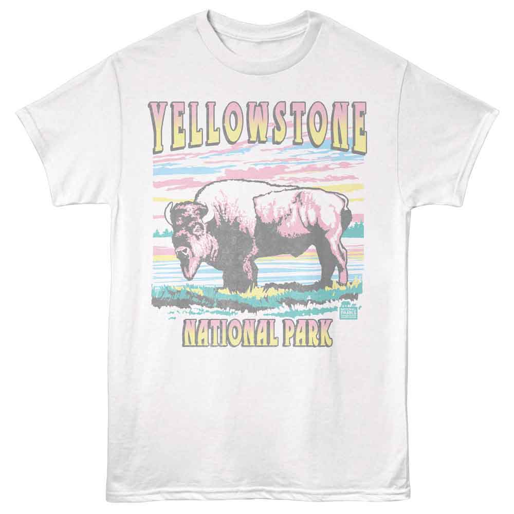 Lantern Press NPCA - Pastel Buffalo T-Shirt