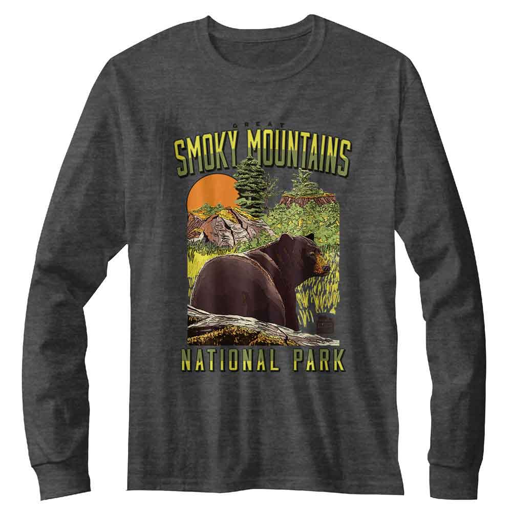 Lantern Press NPCA - Bear Landscape Long Sleeve Tee