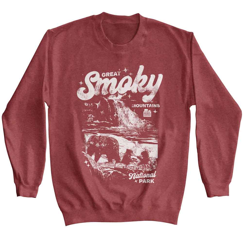 Lantern Press NPCA - Bear Cubs Waterfall Sweatshirt