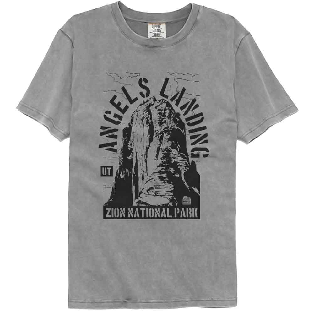 Lantern Press NPCA - Angels Landing Ut Comfort Color T-Shirt