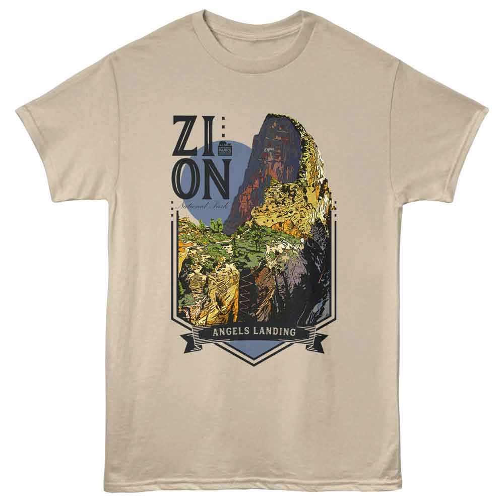 Lantern Press NPCA - Zion Angels Landing T-Shirt
