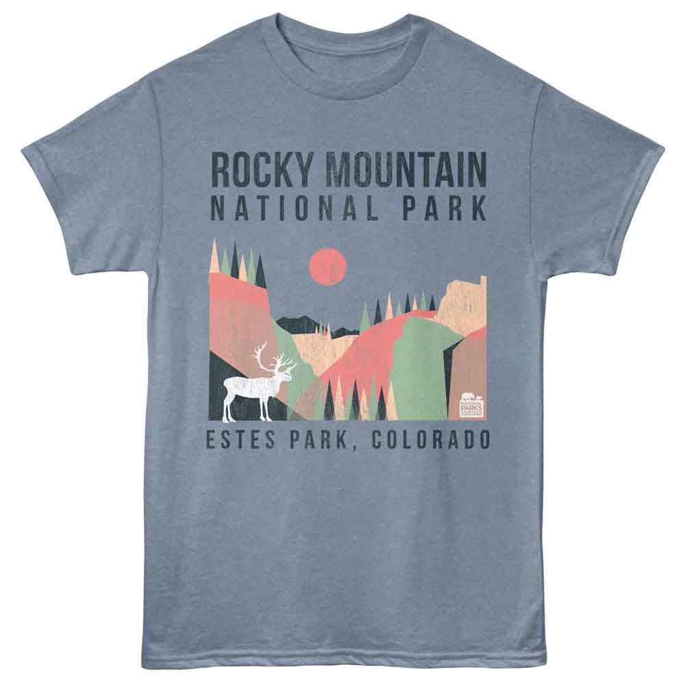 Lantern Press NPCA - Estes Geometric T-Shirt