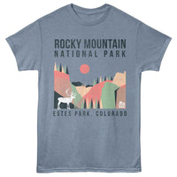 Thumbnail for Lantern Press NPCA - Estes Geometric T-Shirt