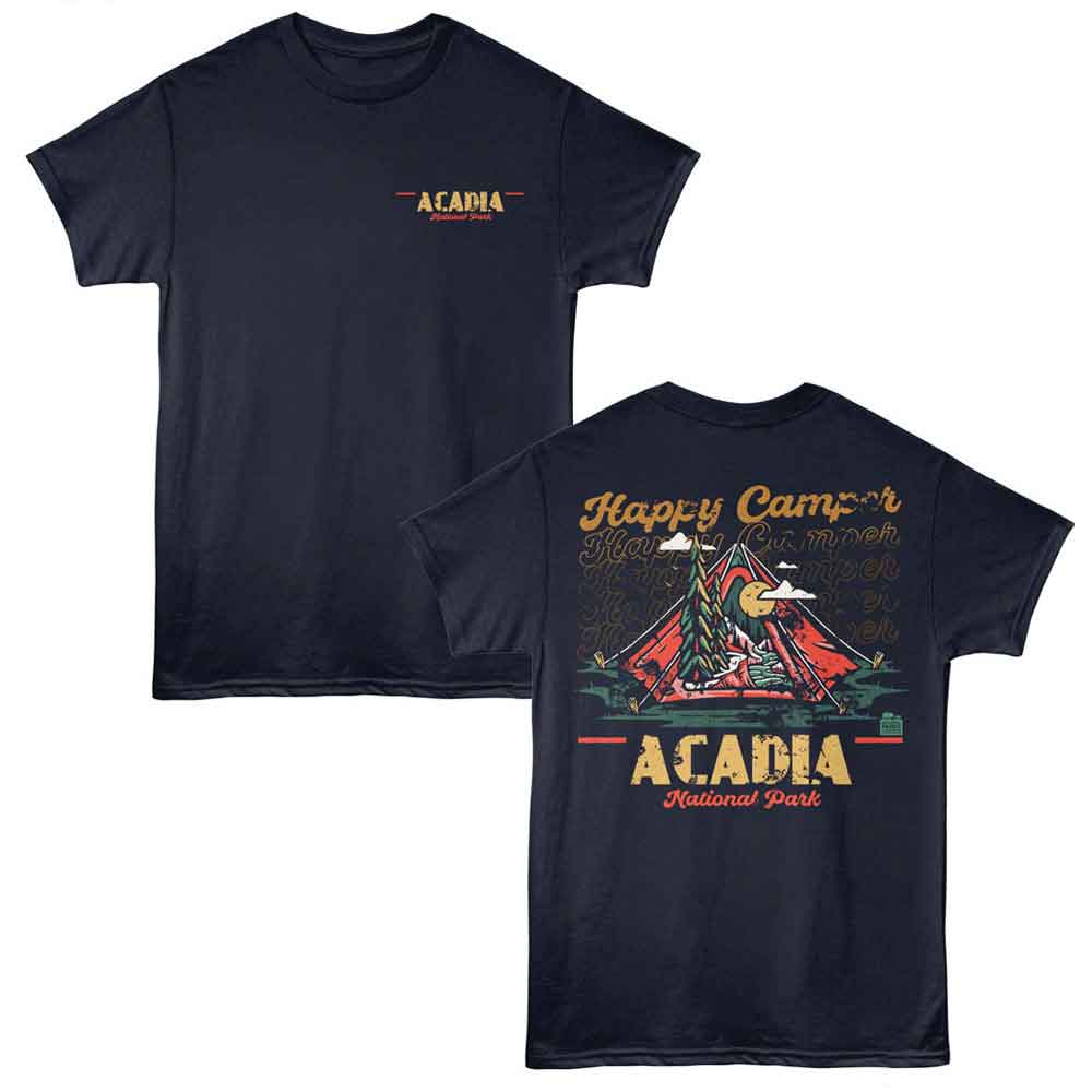 Lantern Press NPCA - Acadia Happy Camper T-Shirt