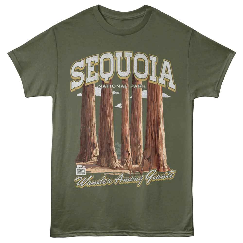 Lantern Press NPCA - Wander Among Giants T-Shirt