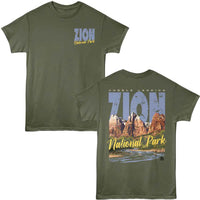 Thumbnail for Lantern Press NPCA - Zion Mtn F B T-Shirt