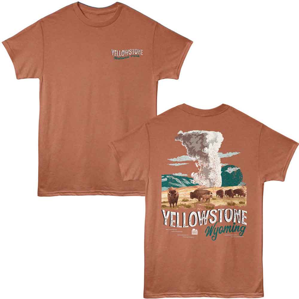 Lantern Press NPCA - Curvy Yellowstone F B T-Shirt