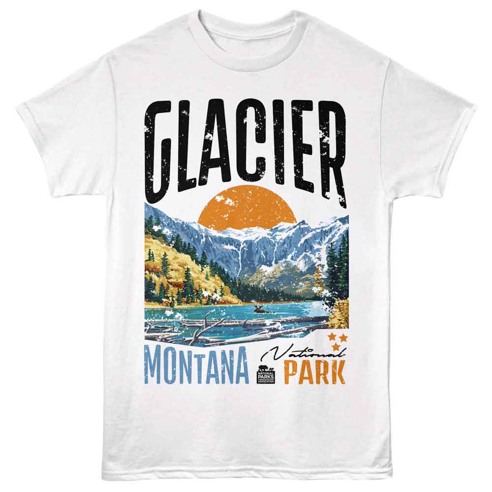 Lantern Press NPCA - Glacier Arc T-Shirt