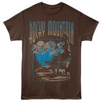 Thumbnail for Lantern Press NPCA - Rocky Mountain Elk Scene T-Shirt