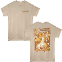 Thumbnail for Lantern Press NPCA - Yellowstone Waterfall F B T-Shirt