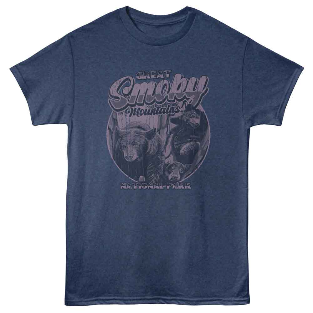 Lantern Press NPCA - Smoky Mountain Bears T-Shirt