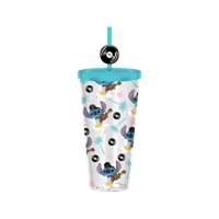 Thumbnail for Lilo and Stitch Elvis Singing Costume Pattern  24oz Plastic Cold Cup w/ Lid and Topper Straw – 12 pc ppk ($6.50 each)