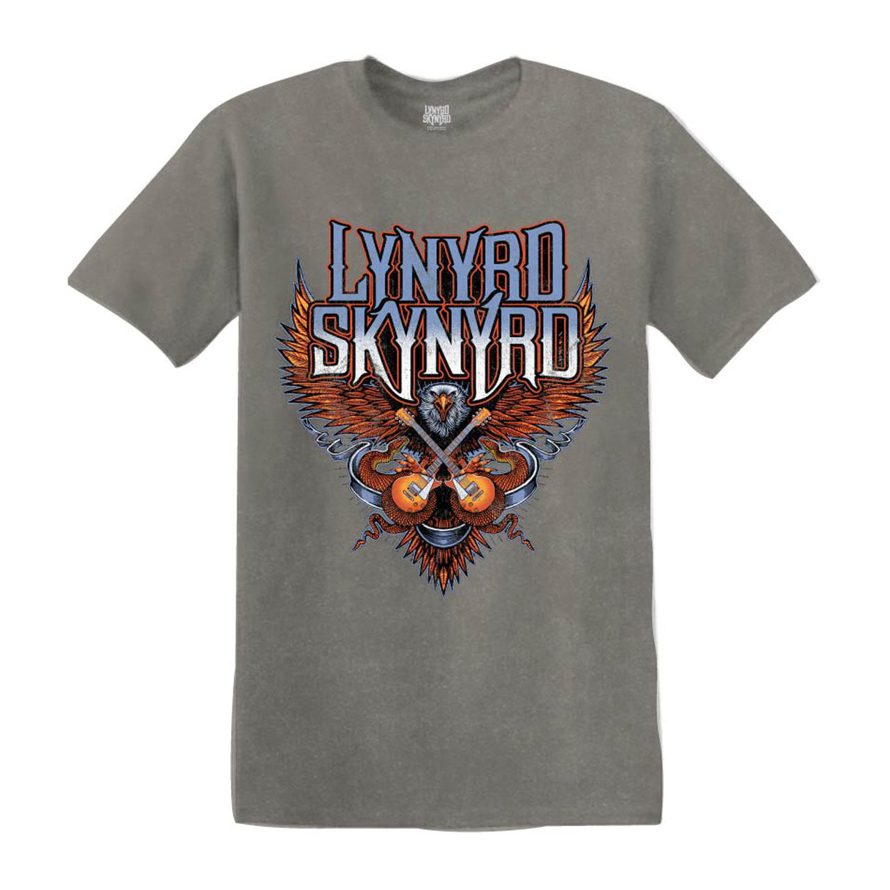 LYNYRD SKYNYRD ON TOUR PIGMENT SILVER S/S UNISEX TSHIRT