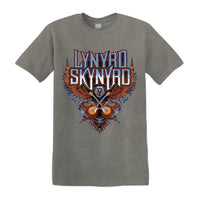 Thumbnail for LYNYRD SKYNYRD ON TOUR PIGMENT SILVER S/S UNISEX TSHIRT
