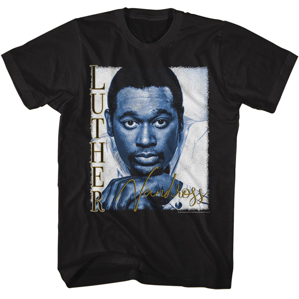 LUTHER VANDROSS-LUTHER VANDROSS-BLACK ADULT S/S TSHIRT