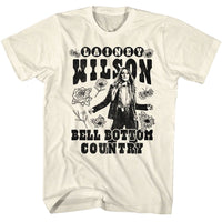 Thumbnail for LAINEY WILSON-LAINEY WILSON BW FLORAL BELLBOTTOM-NATURAL ADULT S/S TSHIRT