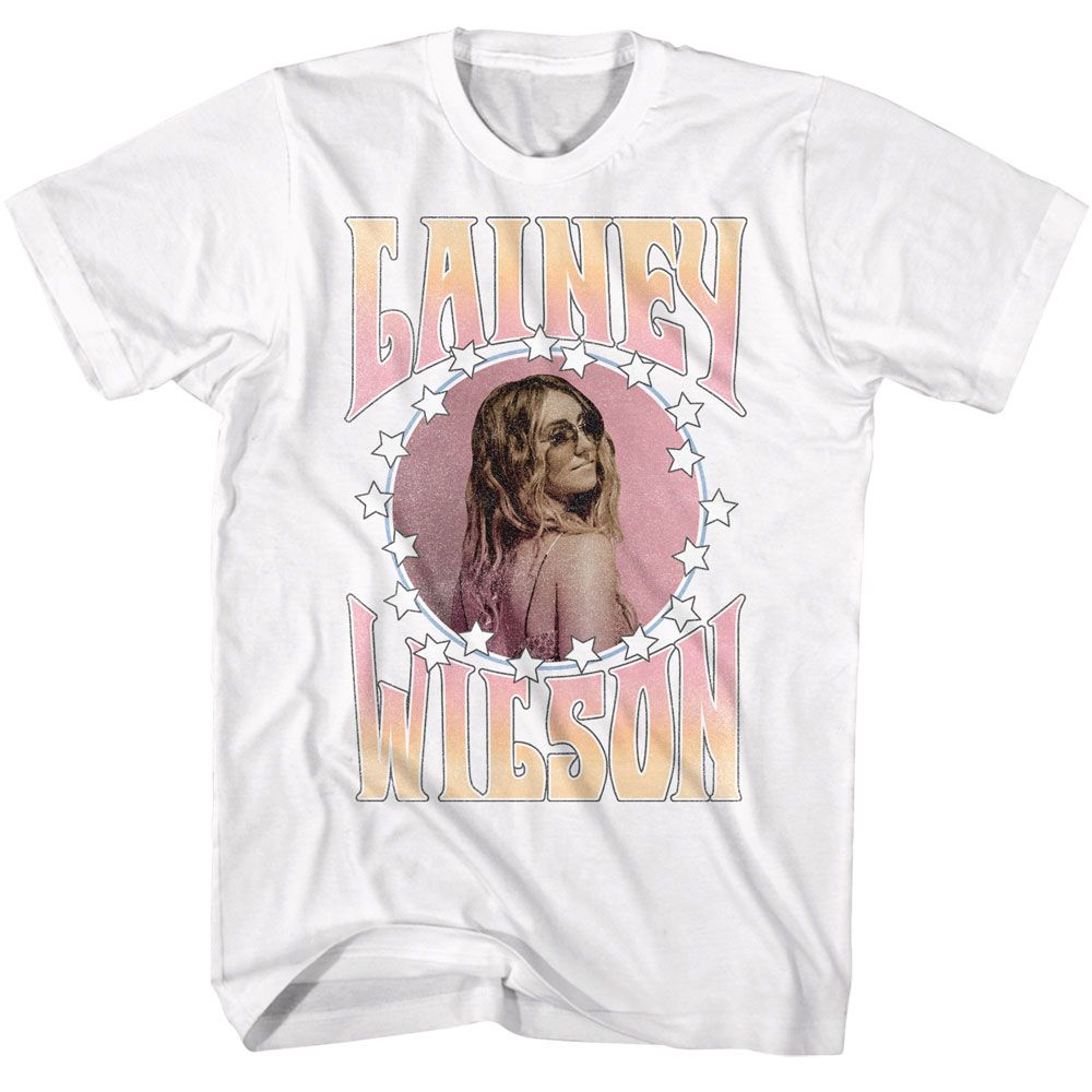 LAINEY WILSON-LAINEY WILSON STARS AND GRADIENT-WHITE ADULT S/S TSHIRT