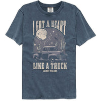 Thumbnail for LAINEY WILSON-LAINEY WILSON HEART LIKE A TRUCK-DENIM ADULT S/S COMFORT COLOR TSHIRT