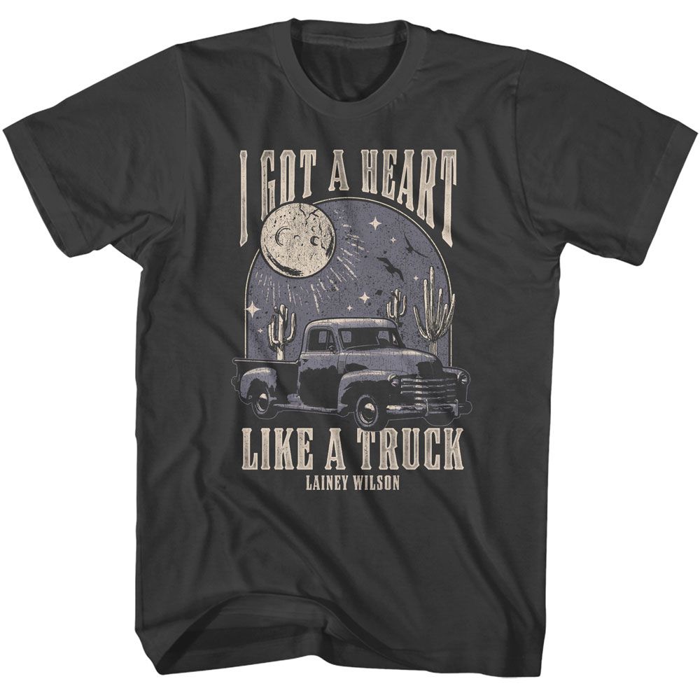 LAINEY WILSON-LAINEY WILSON HEART LIKE A TRUCK-SMOKE ADULT S/S TSHIRT