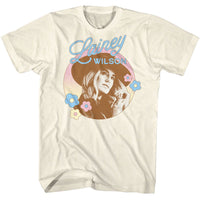Thumbnail for LAINEY WILSON-LAINEY WILSON FLOWER CIRCLE-NATURAL ADULT S/S TSHIRT