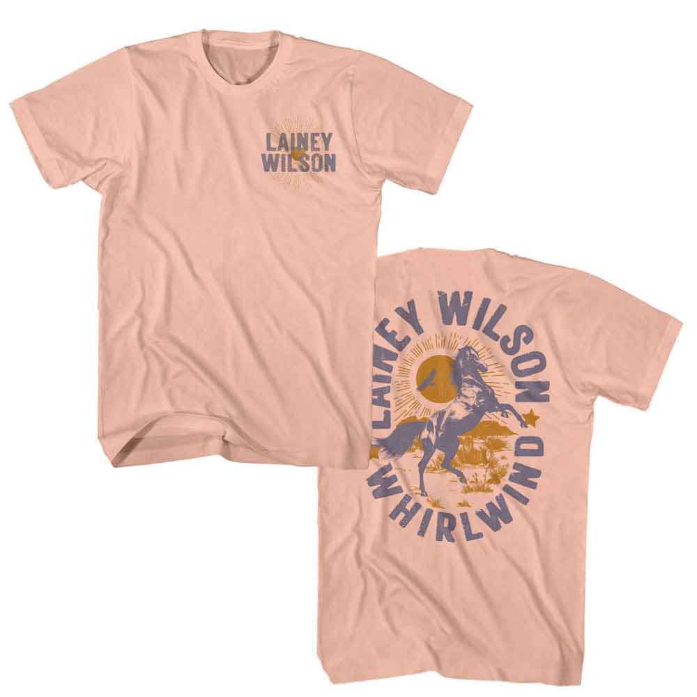 LAINEY WILSON-LAINEY WILSON WHIRLWIND HORSE F B-PEACH ADULT S/S TSHIRT ***F&B***