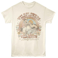 Thumbnail for LAINEY WILSON-LAINEY WILSON WILDFLOWERS AND WILD HORSES-NATURAL ADULT S/S TSHIRT