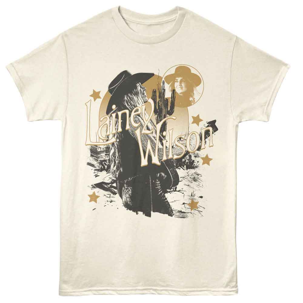 LAINEY WILSON-LAINEY WILSON DESERT AND STARS-NATURAL ADULT S/S TSHIRT