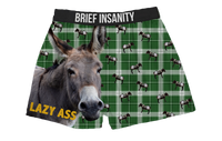Thumbnail for BRIEF INSANITY Lazy Ass Boxer Shorts