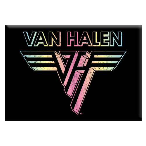 Van Halen Rainbow Logo 2.5"x3.5" Magnet - 3 pc prepack