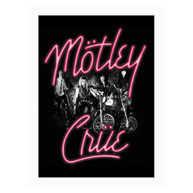 Motley Crue Pink Neon 2.5"x3.5" Magnet - 3 pc prepack
