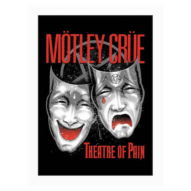 Motley Crue Theatre of Pain 2.5"x3.5" Magnet - 3 pc prepack