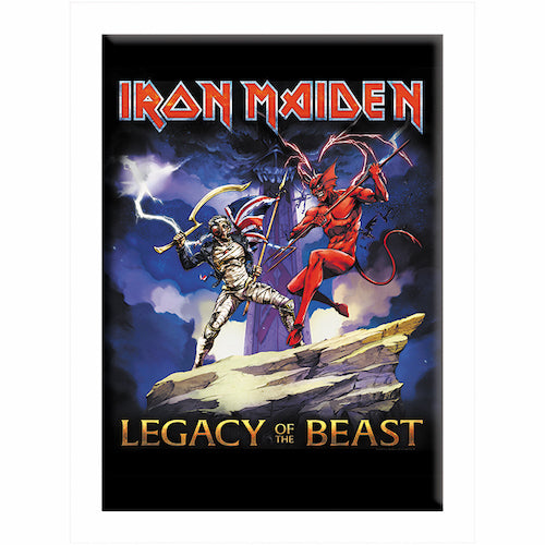 Iron Maiden Legacy of the Beast 2.5"x3.5" Magnet - 3 pc prepack