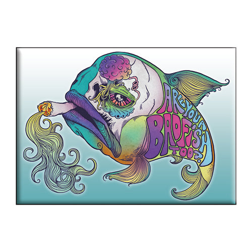 Sublime Bad Fish 2.5"x3.5" Magnet - 3 pc prepack