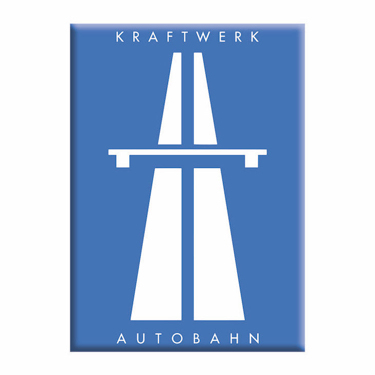 Kraftwerk Autobahn 2.5"x3.5" Magnet - 3 pc prepack
