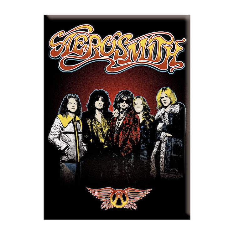 Aerosmith Band Graphic 2.5"x3.5" Magnet - 3 pc prepack