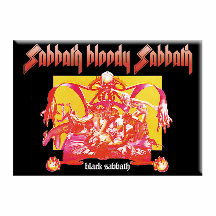 Black Sabbath Bloody Sabbath 2.5"x3.5" Magnet - 3 pc prepack
