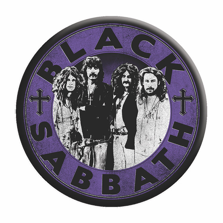 Black Sabbath Band Circle 3" Magnet - 3 pc prepack