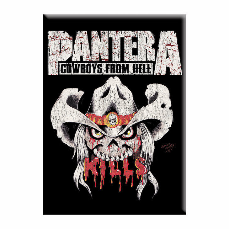 Pantera Cowboys From Hell 2.5"x3.5" Magnet - 3 pc prepack