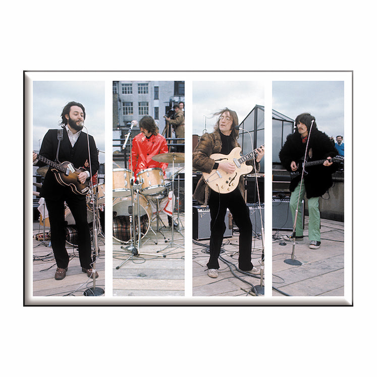 The Beatles Rooftop Performance 2.5"x3.5" Magnet - 3 pc prepack