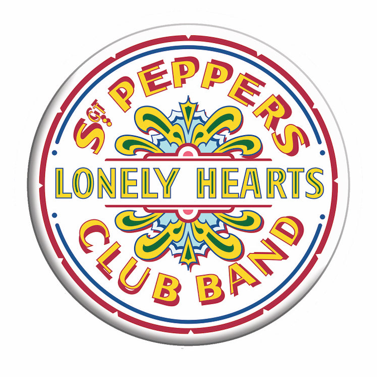 The Beatles Sgt. Pepper Logo 3" Magnet - 3 pc prepack