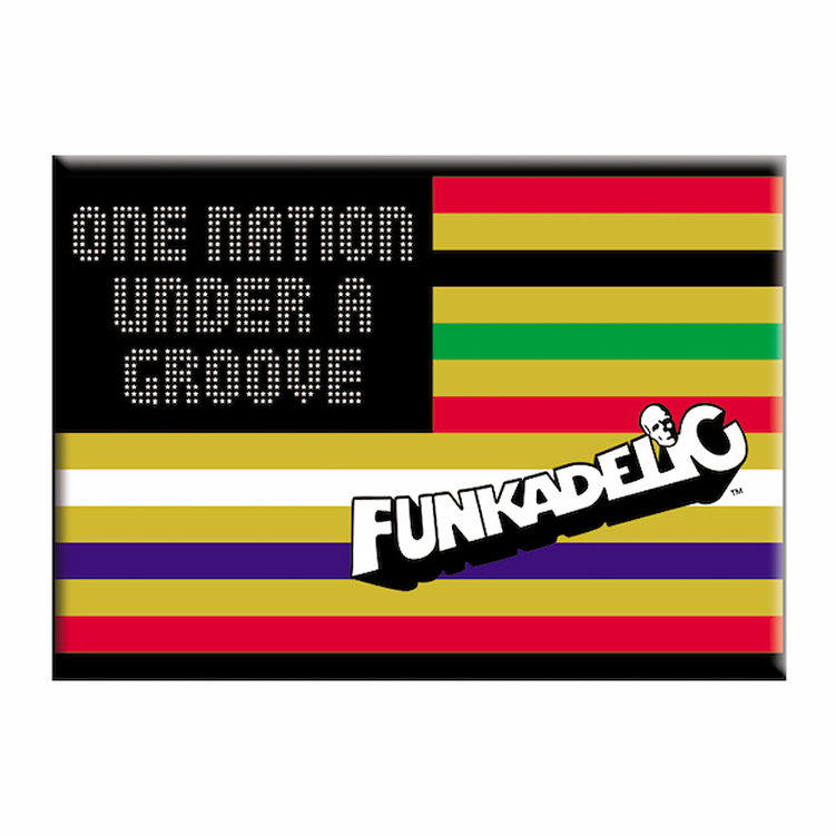 George Clinton One Nation 2.5"x3.5" Magnet - 3 pc prepack