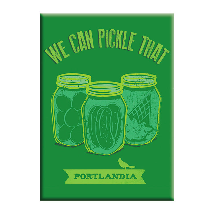 Portlandia We Can Pickle That 2.5"x3.5" Magnet  - 3 pc prepack