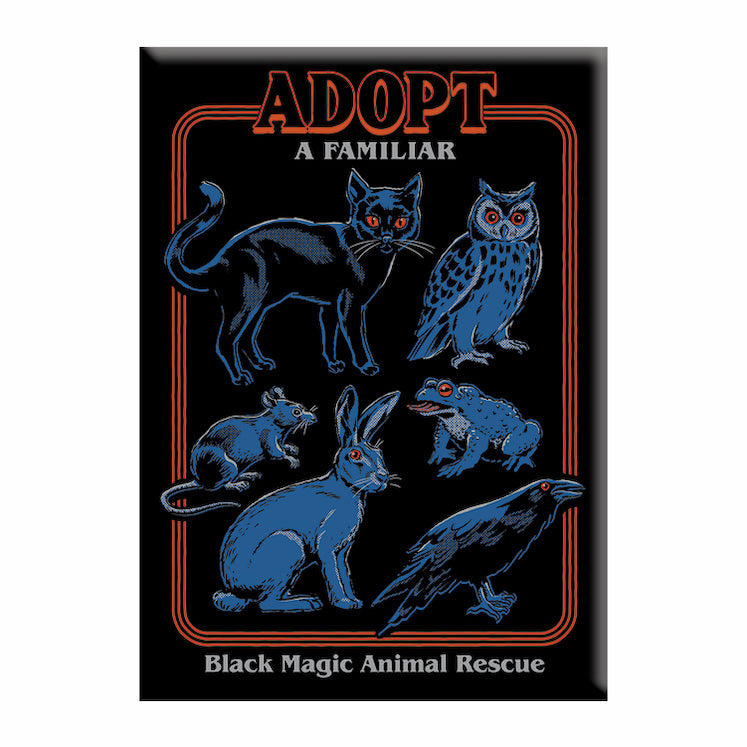 Steven Rhodes Adopt A Familiar 2.5"x3.5" Magnet  - 3 pc prepack