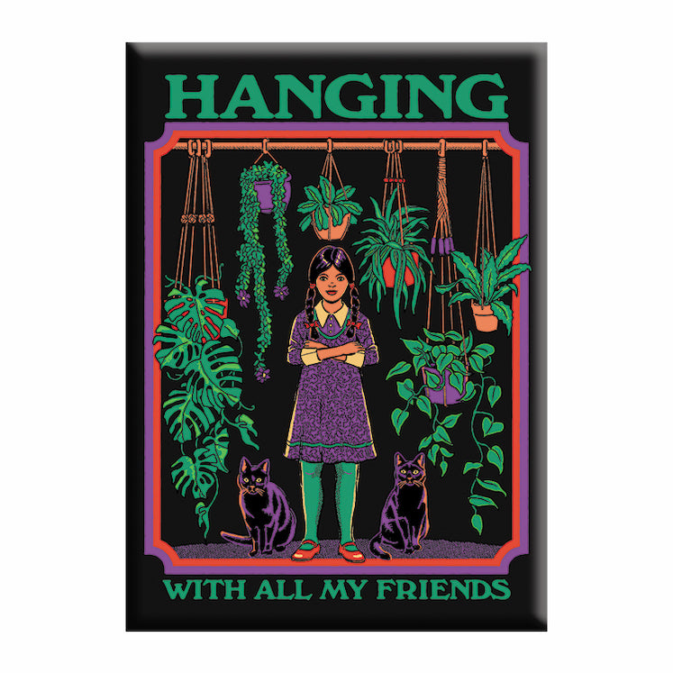 Steven Rhodes Hanging With Friends 2.5"x3.5" Magnet  - 3 pc prepack