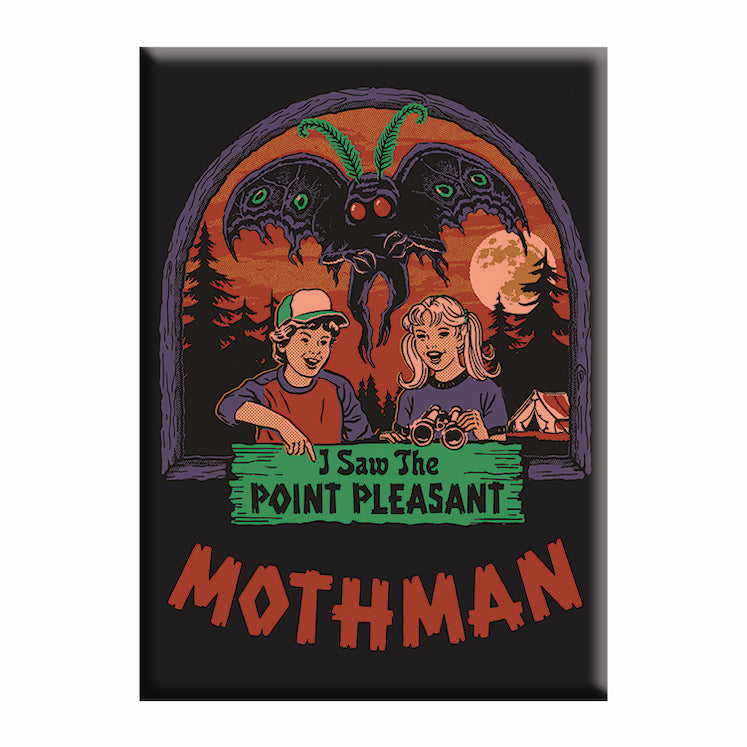 Steven Rhodes Mothman 2.5"x3.5" Magnet  - 3 pc prepack