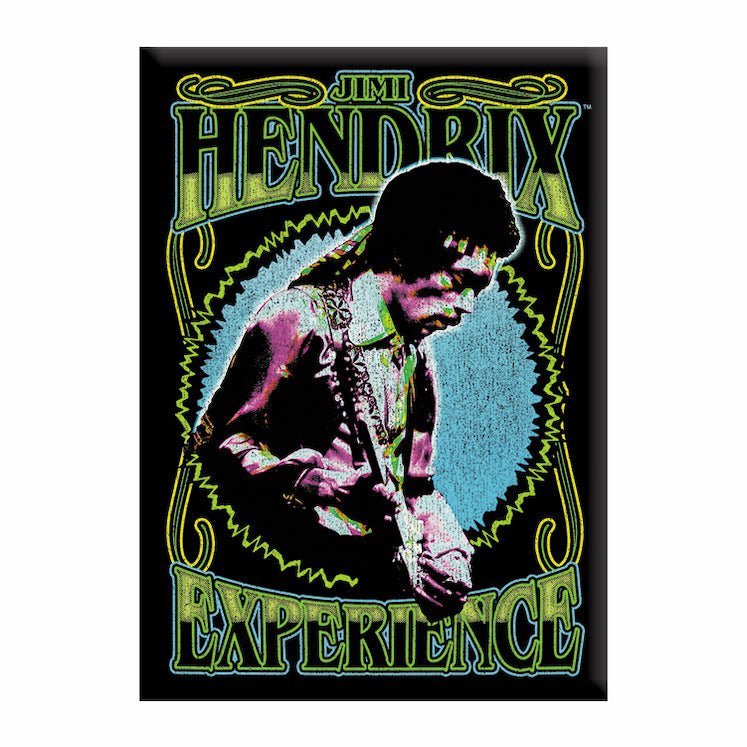 Jimi Hendrix Winterland 2.5"x3.5" Magnet  - 3 pc prepack
