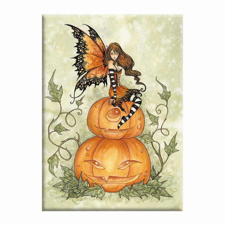 Amy Brown Halloween Fairy 2.5"x3.5" Magnet  - 3 pc prepack